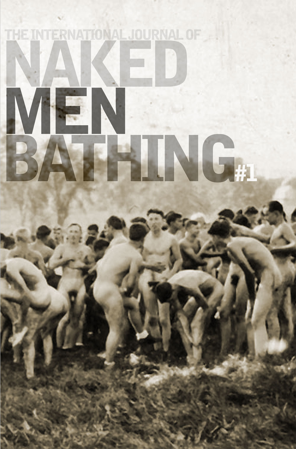 Naked Men Bathing Magazine - cover